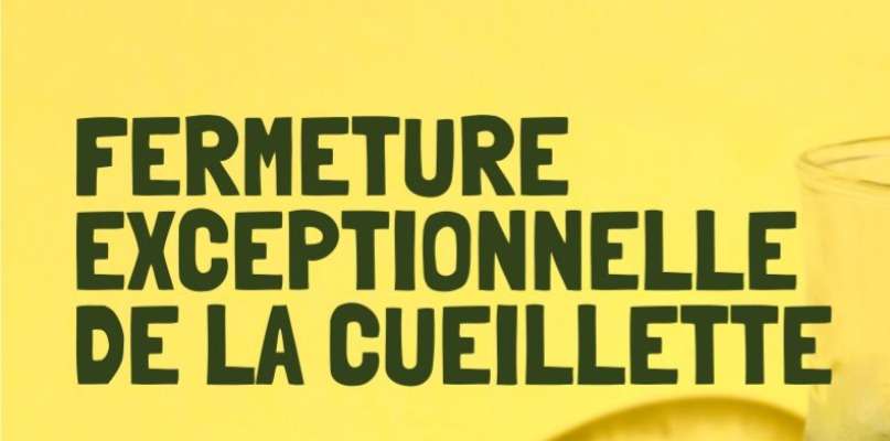 Fermeture exceptionnelle